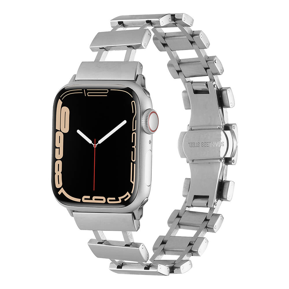 Apple Watch 38mm Zore KRD-96 Metal Kordon Siyah