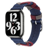Apple Watch 38mm Zore KRD-97 Sarmal Örgü Tasarımlı Kordon Haki