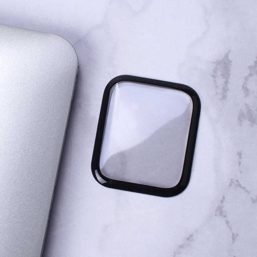 Apple Watch 38mm Zore PPM Watch Glass Ekran Koruyucu Siyah