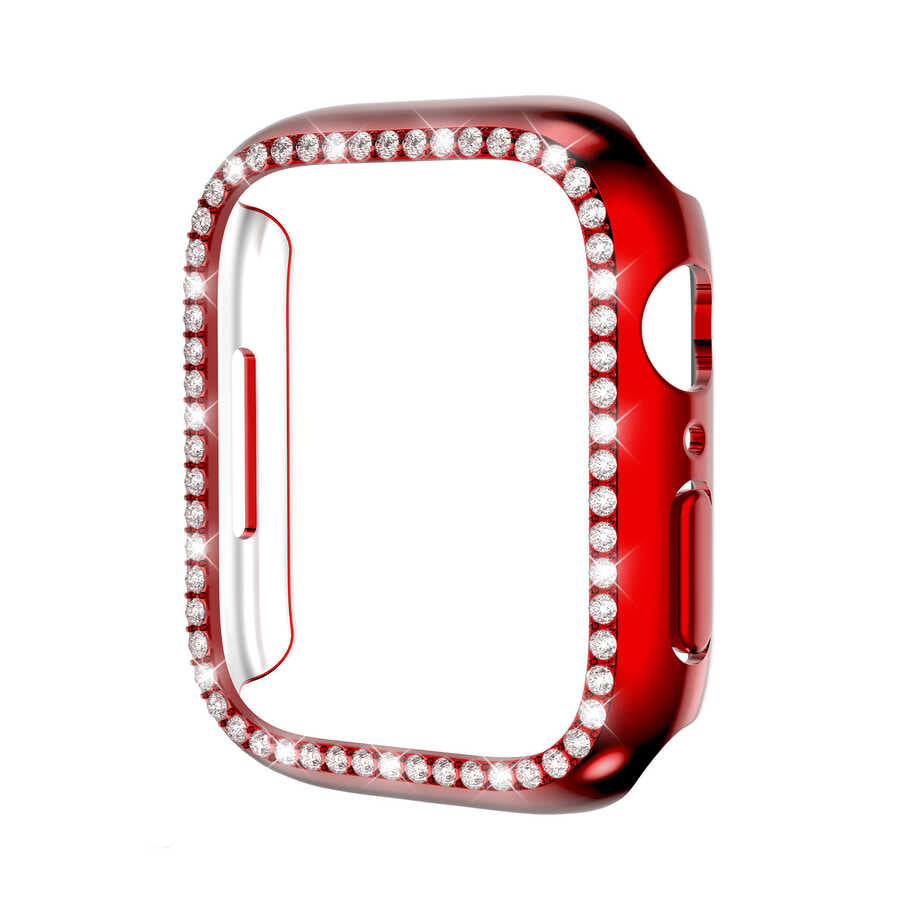 Apple Watch 38mm Zore Watch Gard 05 Sert PC Koruyucu Gümüş