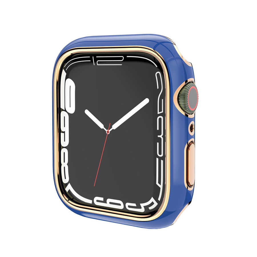 Apple Watch 38mm Zore Watch Gard 06 Sert PC Koruyucu Mavi