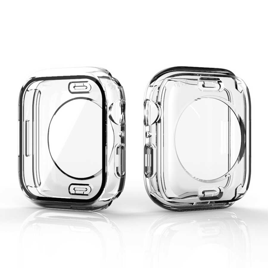 Apple Watch 40mm 360 Derece Korumalı Kasa ve Ekran Koruyucu Zore Watch Gard 12 Koyu Yeşil