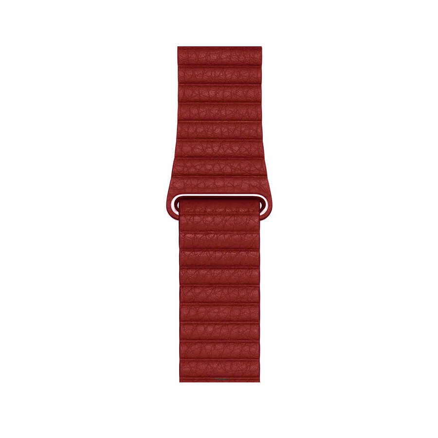 Apple Watch 40mm KRD-09 Deri Lop Kordon Lacivert