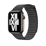Apple Watch 40mm KRD-09 Deri Lop Kordon Siyah