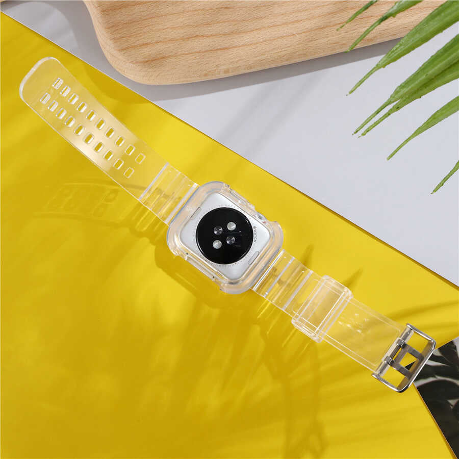 Apple Watch 40mm KRD-27 Silikon Kordon Pembe