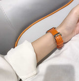 Apple Watch 40mm KRD-28 Deri Kordon Kahverengi