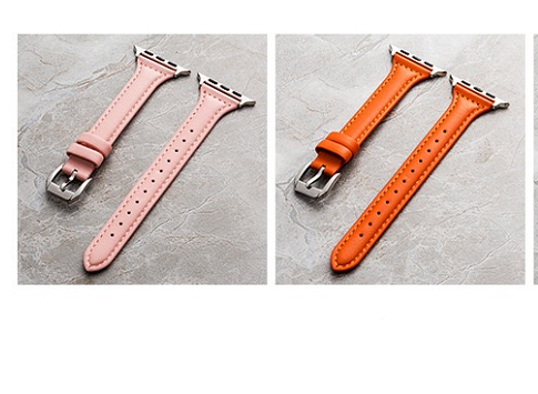 Apple Watch 40mm KRD-28 Deri Kordon Kahverengi