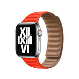Apple Watch 40mm KRD-34 Deri Kordon Petrol Mavi