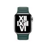 Apple Watch 40mm KRD-34 Deri Kordon Koyu Yeşil