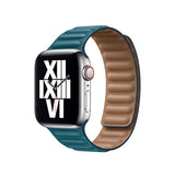 Apple Watch 40mm KRD-34 Deri Kordon Petrol Mavi