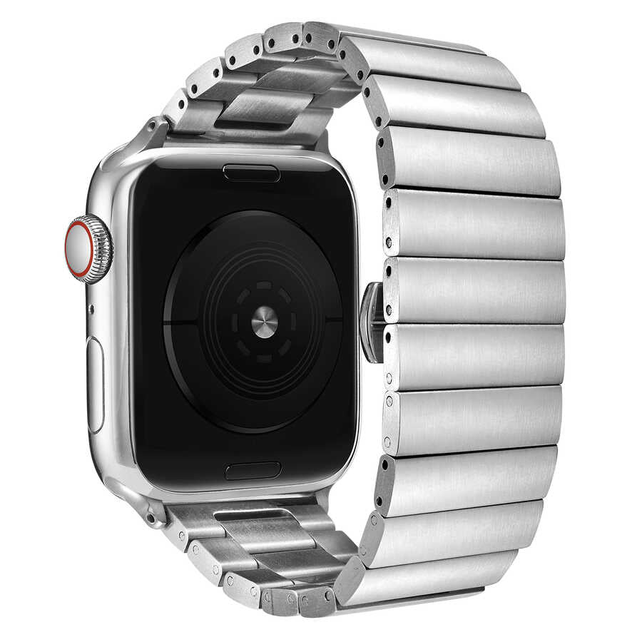 Apple Watch 40mm KRD-41 Metal Kordon Gümüş