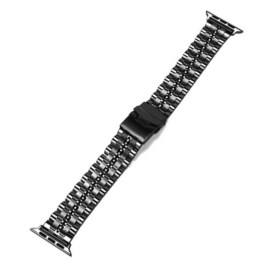 Apple Watch 40mm KRD-54 Metal Kordon Siyah