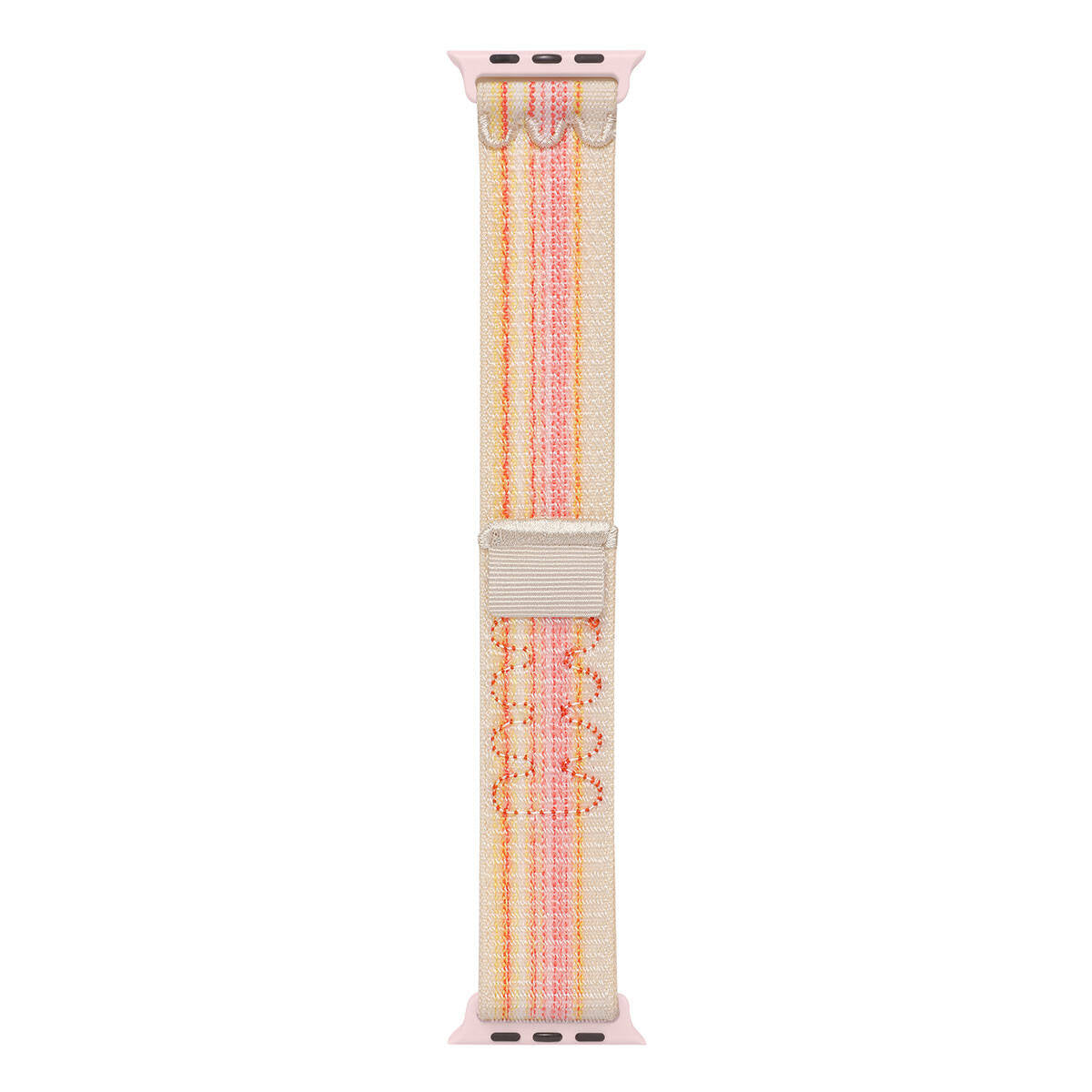 Apple Watch 40mm KRD-91 Hasır Kordon Strap Kayış Pembe