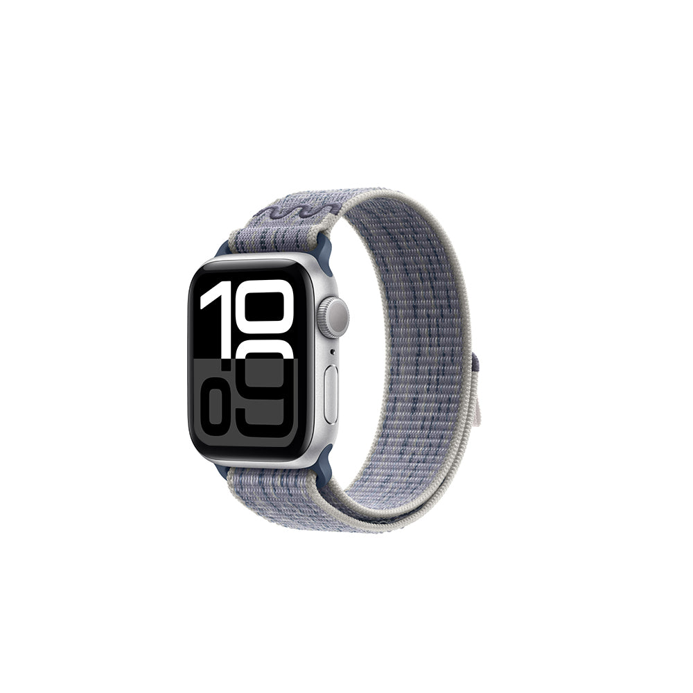 Apple Watch 40mm KRD-91 Hasır Kordon Strap Kayış Gri-Mavi