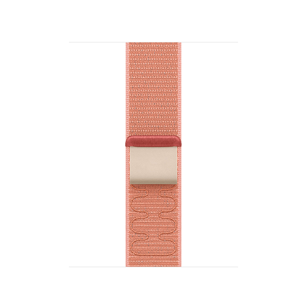 Apple Watch 40mm KRD-91 Hasır Kordon Strap Kayış Pembe