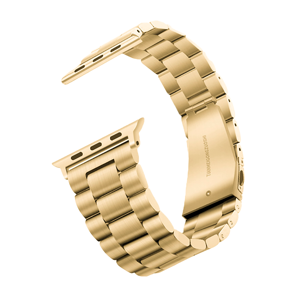 Apple Watch 40mm Zore Band-04 Metal Kordon Starlight