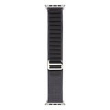 Apple Watch 40mm Zore Band-74 Hasır Kordon Koyu Gri