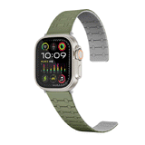 Apple Watch 40mm Zore KRD-111 Çizgili Desenli Silikon Kordon Siyah