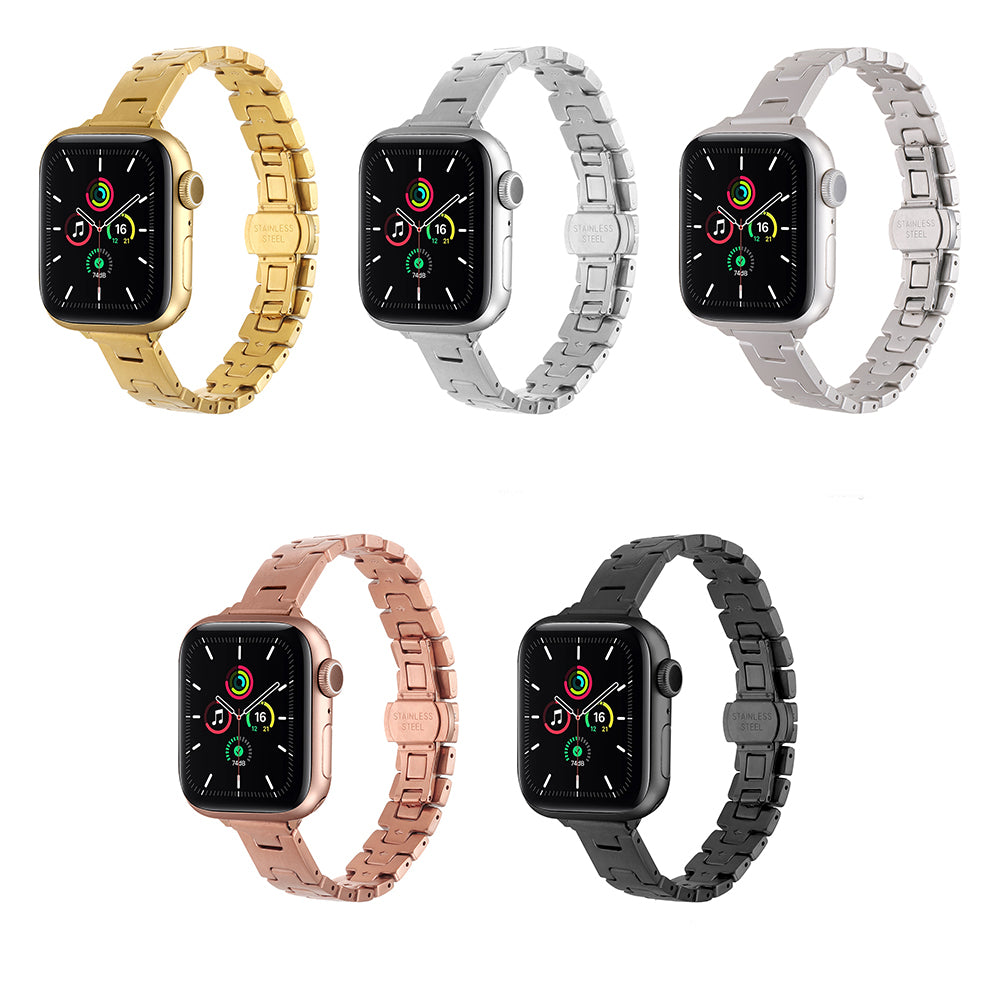 Apple Watch 40mm Zore KRD-150 Metal Kordon Gümüş