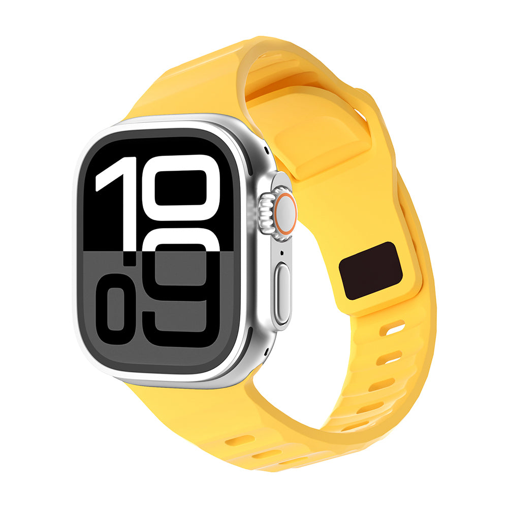Apple Watch 40mm Zore KRD-160 Silikon Kordon Strap Kayış Sarı