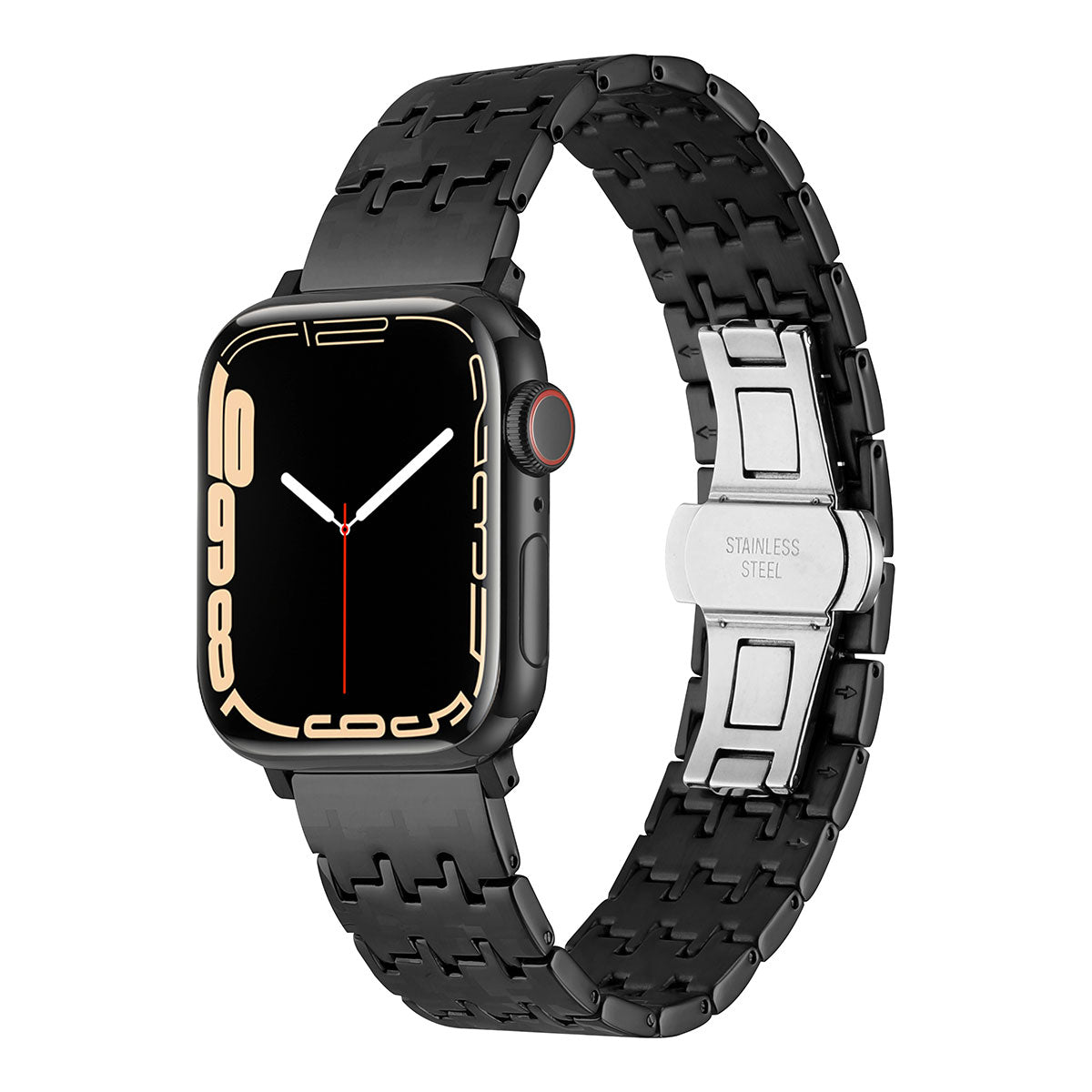 Apple Watch 40mm Zore KRD-86 Metal Kordon Siyah