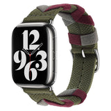 Apple Watch 40mm Zore KRD-97 Sarmal Örgü Tasarımlı Kordon Haki