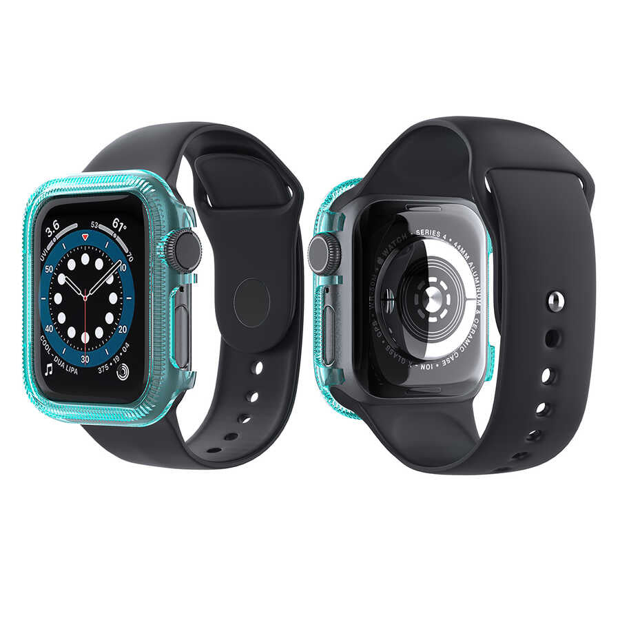 Apple Watch 40mm Zore Watch Gard 03 Kasa Koruyucu Siyah
