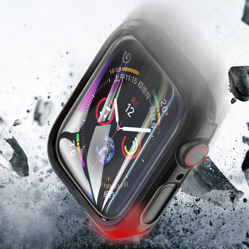 Apple Watch 40mm Zore Watch Gard Ekran Koruyucu Siyah
