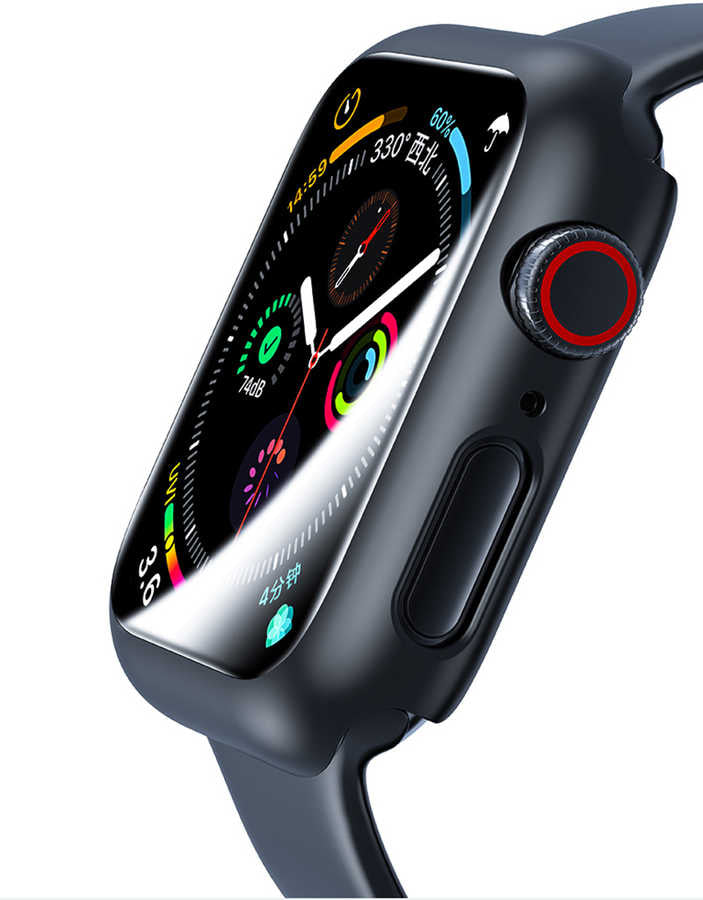 Apple Watch 40mm Zore Watch Gard Ekran Koruyucu Siyah