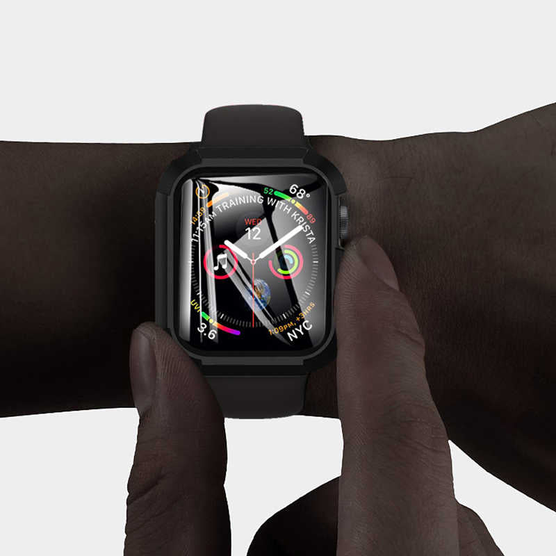 Apple Watch 40mm Zore Watch Gard Ekran Koruyucu Siyah