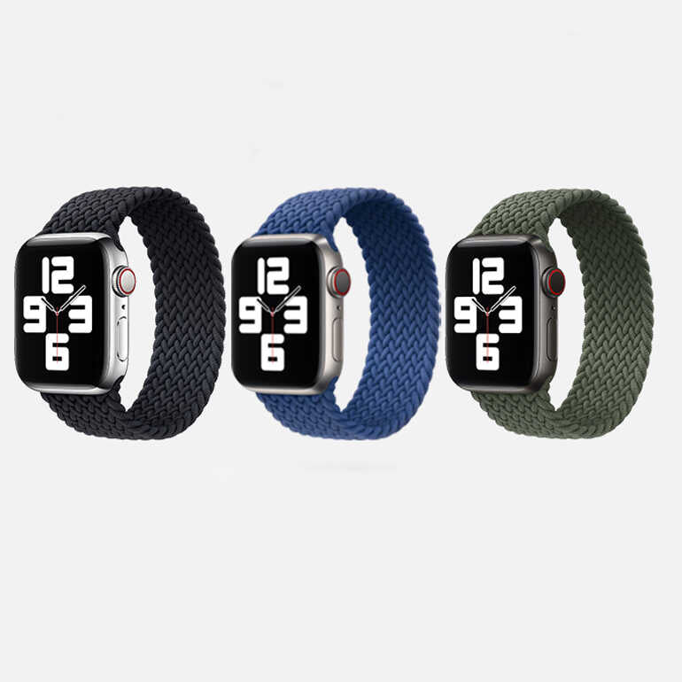 Apple Watch 42mm KRD-32 Large Kordon Koyu Mor