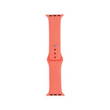 Apple Watch 42mm Band Serisi Klasik Kordon Silikon Strap Kayış Apricot Orange