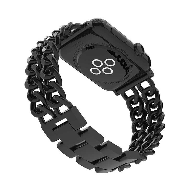 Apple Watch 42mm Cowboy Metal Kordon Siyah