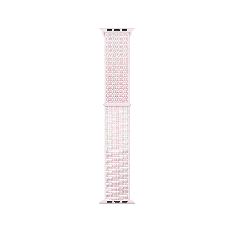 Apple Watch 42mm Kordon Band-03 Serisi Hasır Strap Kayış Pearl Pink