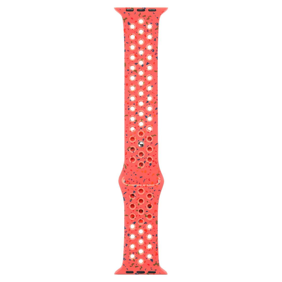 Apple Watch 42mm Kordon Yeni Seri 2023 KRD-02 Silikon Strap Kayış Krem
