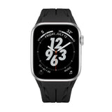 Apple Watch 42mm KRD-127 Metal Tokalı Silikon Kordon Kırmızı