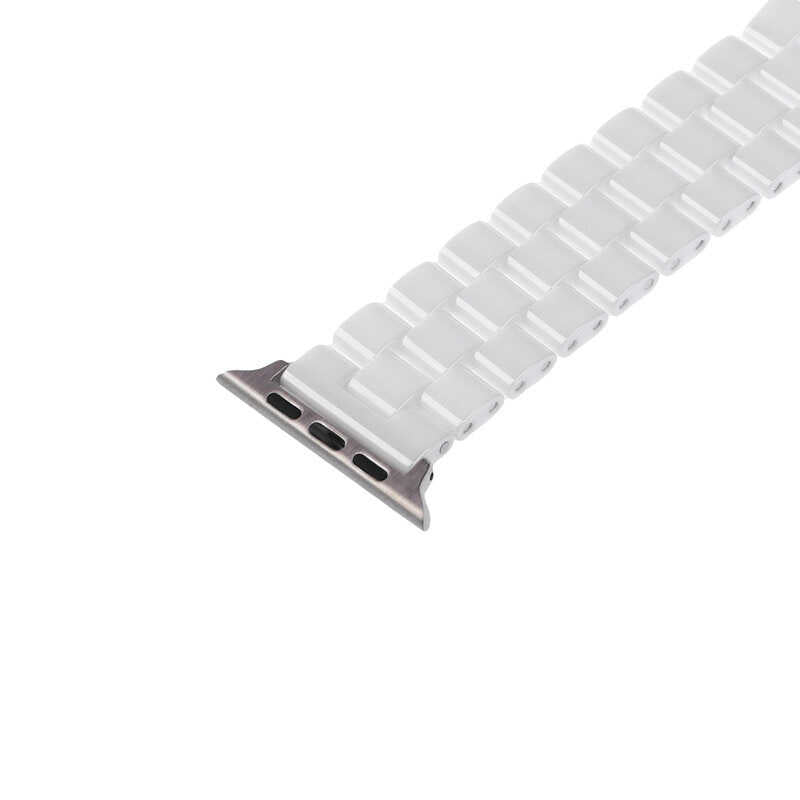 Apple Watch 42mm KRD-15 Metal Kordon Beyaz