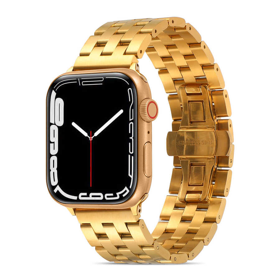 Apple Watch 42mm KRD-20 Metal Kordon Siyah
