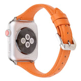 Apple Watch 42mm KRD-28 Deri Kordon Siyah