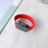 Apple Watch 42mm KRD-31 Solo Loop Medium Kordon Kırmızı