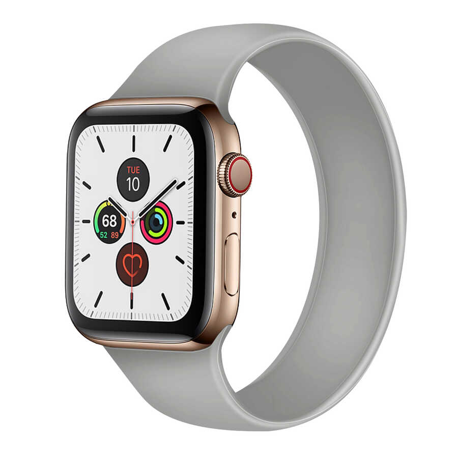 Apple Watch 42mm KRD-31 Solo Loop Medium Kordon Mavi