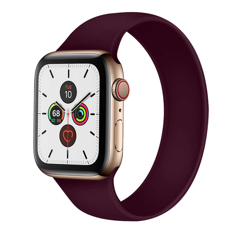 Apple Watch 42mm KRD-31 Solo Loop Small Kordon Beyaz