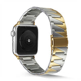 Apple Watch 42mm KRD-48 Metal Kordon Gümüş-Rosegold