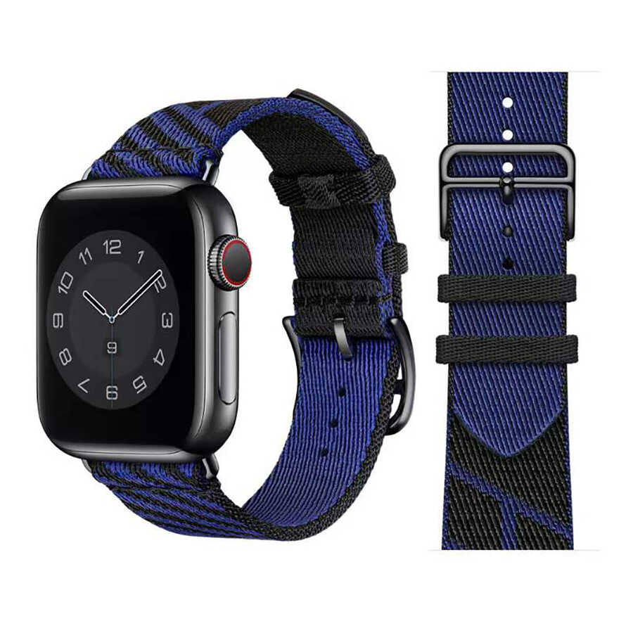 Apple Watch 42mm KRD-51 Hasır Kordon NO3