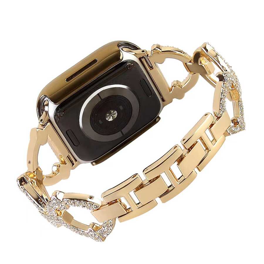 Apple Watch 42mm KRD-57 Metal Kordon Siyah