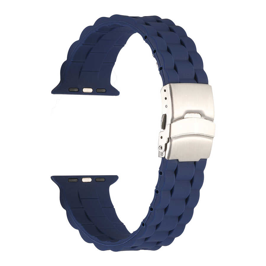 Apple Watch 42mm KRD-72 Silikon Kordon Açık Yeşil
