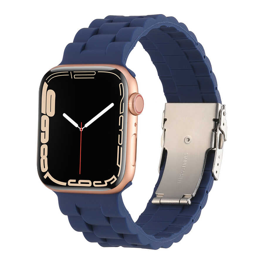 Apple Watch 42mm KRD-72 Silikon Kordon Açık Yeşil