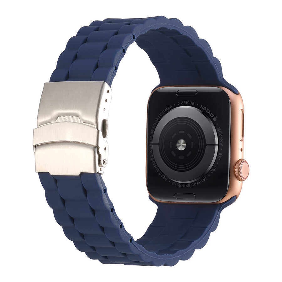 Apple Watch 42mm KRD-72 Silikon Kordon Açık Yeşil