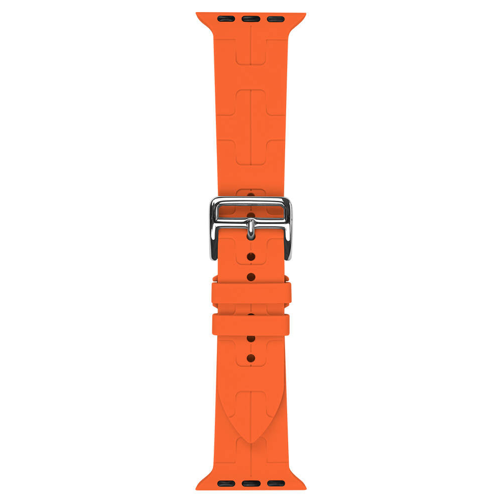 Apple Watch 42mm KRD-92 Silikon Kordon Pembe Açık