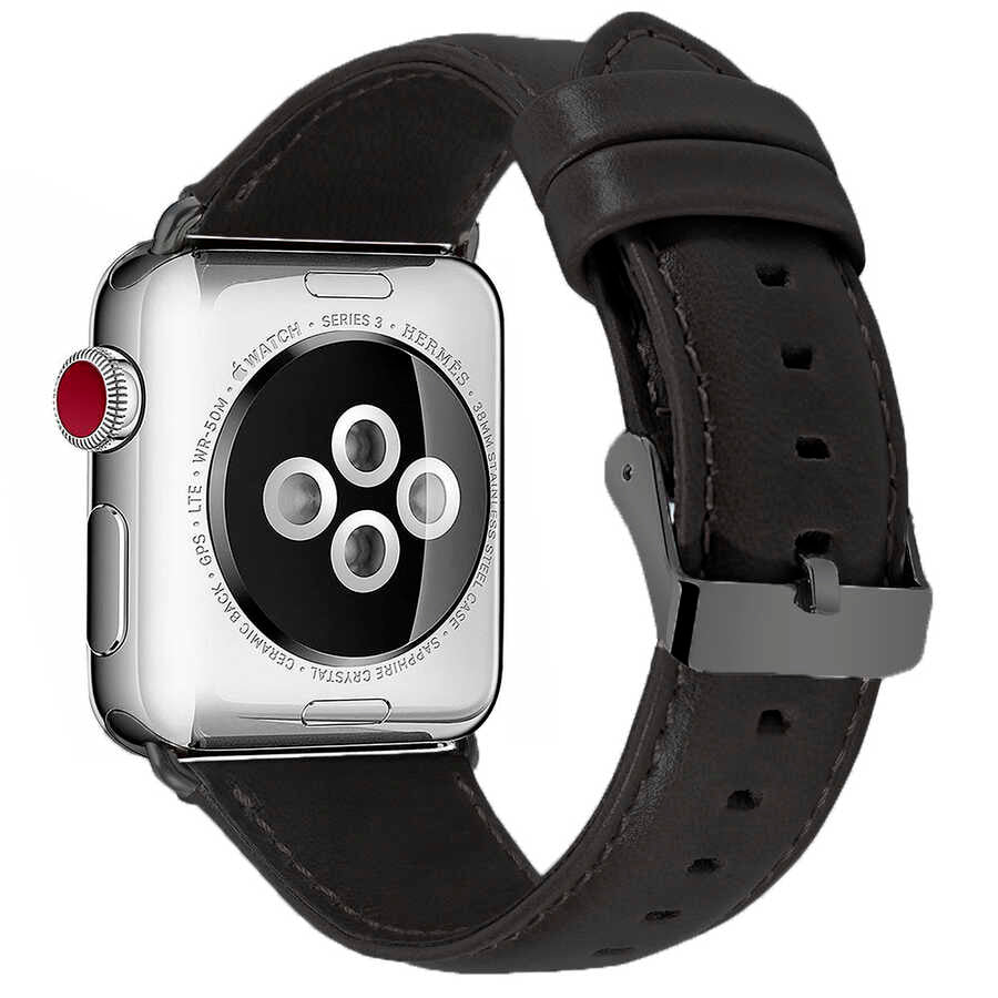 Apple Watch 42mm Luxury Leather Deri Kordon NO8